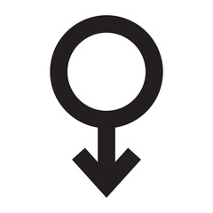 Men gender symbol related glyph icon