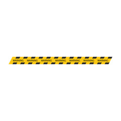 Caution tape yellow warning lines danger