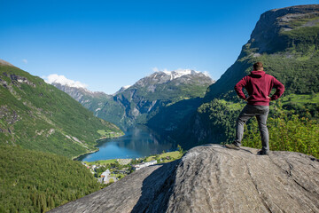 Naklejka premium Geiranger View