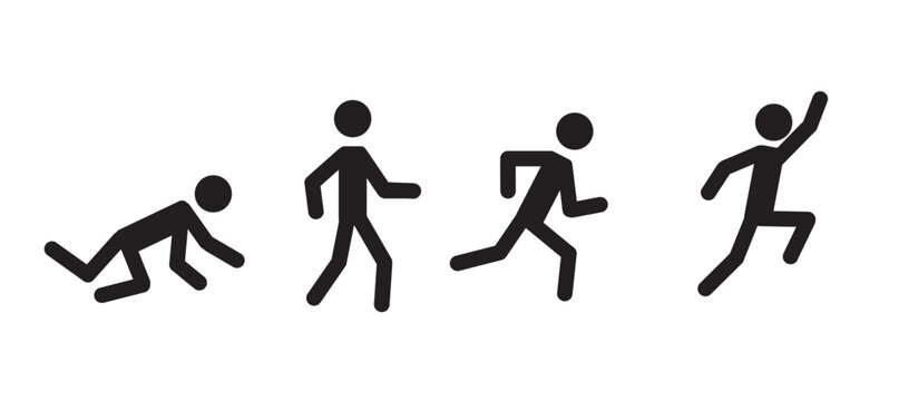 Walk Stock Illustration - Download Image Now - Walking, Icon Symbol,  Pedestrian - iStock