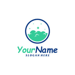 Cloud Logo Design Template. Cloud logo concept vector. Creative Icon Symbol