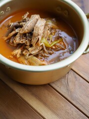 한국음식 닭계장, 요리
