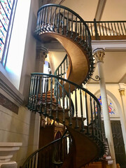 Obraz premium miraculous stairway spiral staircase