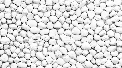White stone wall texture and background, White texture background, Abstract surface wallpaper of stone wall