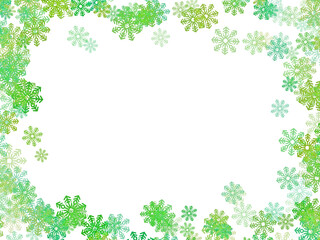 Illustration Snowflake Frame
