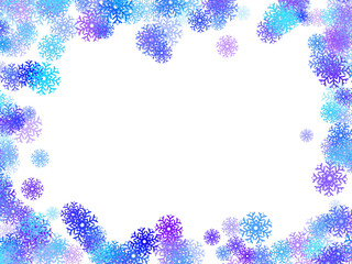 Illustration Snowflake Frame
