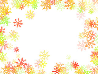 Illustration Snowflake Frame
