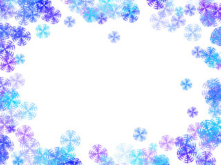 Snowflake frame Illustration
