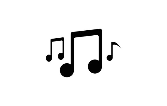 music notes icon on white background. music... - Stock Illustration  [56958911] - PIXTA