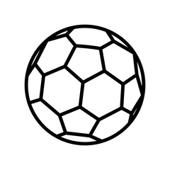 Fototapeta premium soccer ball icon vector design temp[late in white background