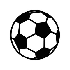 Fototapeta premium soccer ball icon vector design temp[late in white background