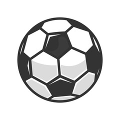 Fototapeta premium soccer ball icon vector design temp[late in white background