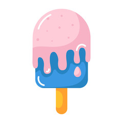 ice cream on a stick icon.