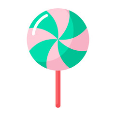 candy lolipop icon.