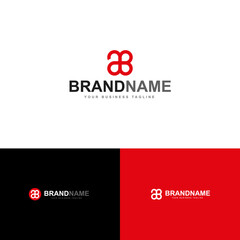 Initial A B Elegant  Logo Design, Initial Signature Creative Template
