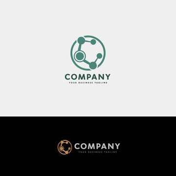 Initial C Elegant Industrial Logo Design, Initial Signature Creative Template