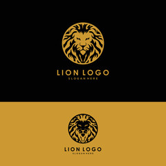 Royal Lion King desain logo inspirasi