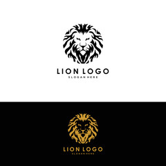 Royal Lion King desain logo inspirasi
