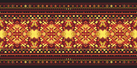 seamless ethnic pattern design.Geometric ethnic oriental ikat pattern traditional Design.ethnic oriental pattern,fabric,embroidery.Mexican pattern.merican pattern.latin african.indian fabric.Mexican