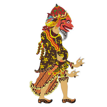 Wayang Puppet Shadow - Batara Yamadipati