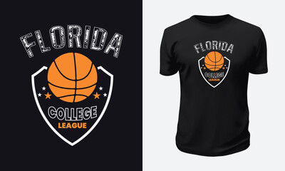 Basketball Sports T-shirt Design Vector Illustration for Print on Demand Site and Tees Business