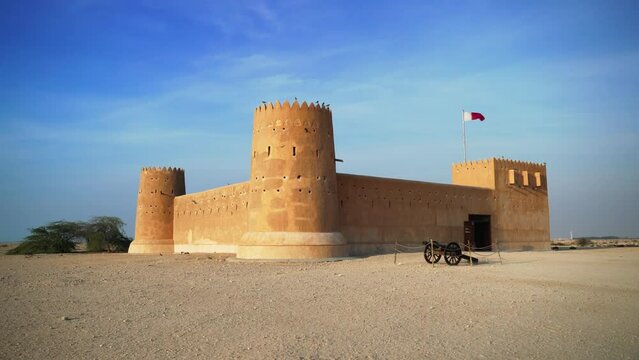 Zubara Fort in Qatar desert