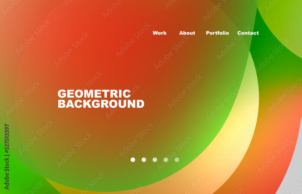 Fototapete abstract liquid background for your landing page design. web page for website or mobile app wallpape