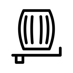 barrel icon or logo isolated sign symbol vector illustration - high quality black style vector icons
