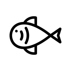 fish icon or logo isolated sign symbol vector illustration - high quality black style vector icons
