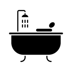 Taking bath icon color editable