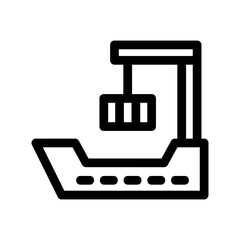 harbor icon or logo isolated sign symbol vector illustration - high quality black style vector icons
