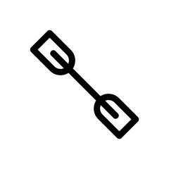 oars icon or logo isolated sign symbol vector illustration - high quality black style vector icons
