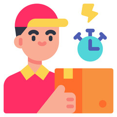 delivery flat icon