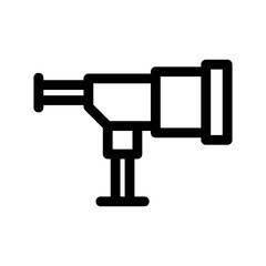 sea telescope icon or logo isolated sign symbol vector illustration - high quality black style vector icons
