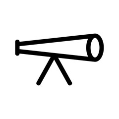 sea telescope icon or logo isolated sign symbol vector illustration - high quality black style vector icons
