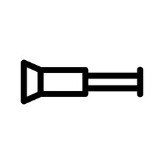 sea telescope icon or logo isolated sign symbol vector illustration - high quality black style vector icons
