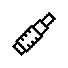 sea telescope icon or logo isolated sign symbol vector illustration - high quality black style vector icons
