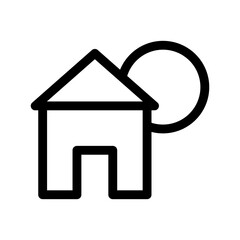 sunrise icon or logo isolated sign symbol vector illustration - high quality black style vector icons
