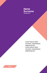 graphic design invitation mailer layout placeholder with photo date headline corporate business