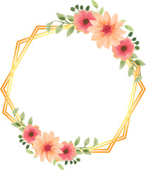 Floral Frame Watercolor