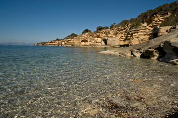 Enbarcaderos erosionados,Ca los Camps. Arta.Mallorca. Spain