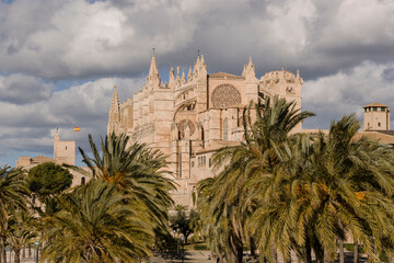 Catedral de Mallorca , siglo  XIII, Monumento Histórico-artístico, Palma, mallorca, islas...