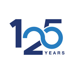 125 years anniversary logo unit