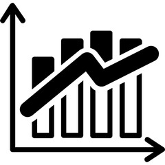 Bar Graph Vector Icon