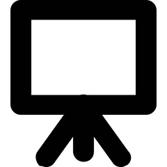 Easel Board Vector Icon