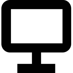 Easel Board Vector Icon