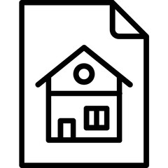 Property Papers Vector Icon