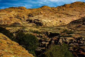 landscape with sky and clouds