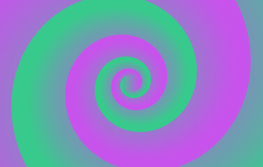 green purple Fibonacci ratio spiral circular multicolor gradient