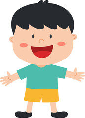 Happy Boy Cartoon